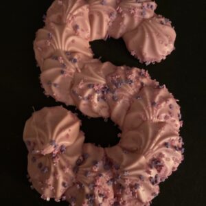 Opgespoten letter S zeemeermin roze