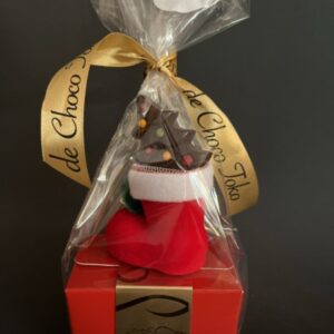 Doosje kerst chocolade met decoratie