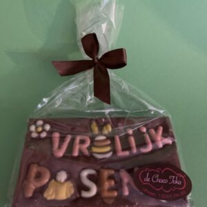 Melk tablet vrolijk Pasen